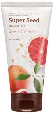 missha super seed cleansing foam grapefruit pianka oczyszczająca do twarzy