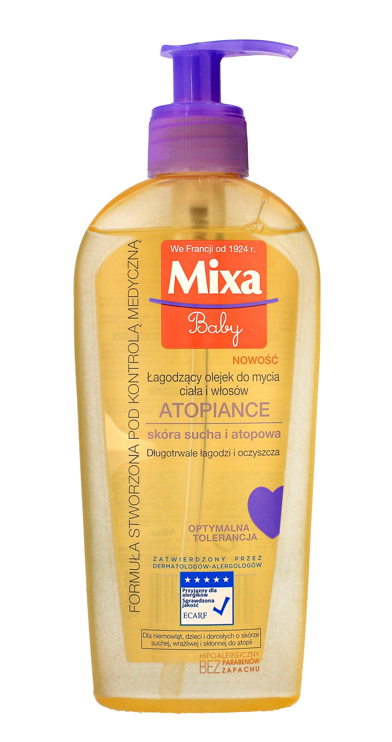 mixababy olejek do ciała i włosów