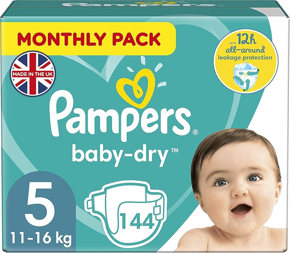 monthly saving pack pampers size 5