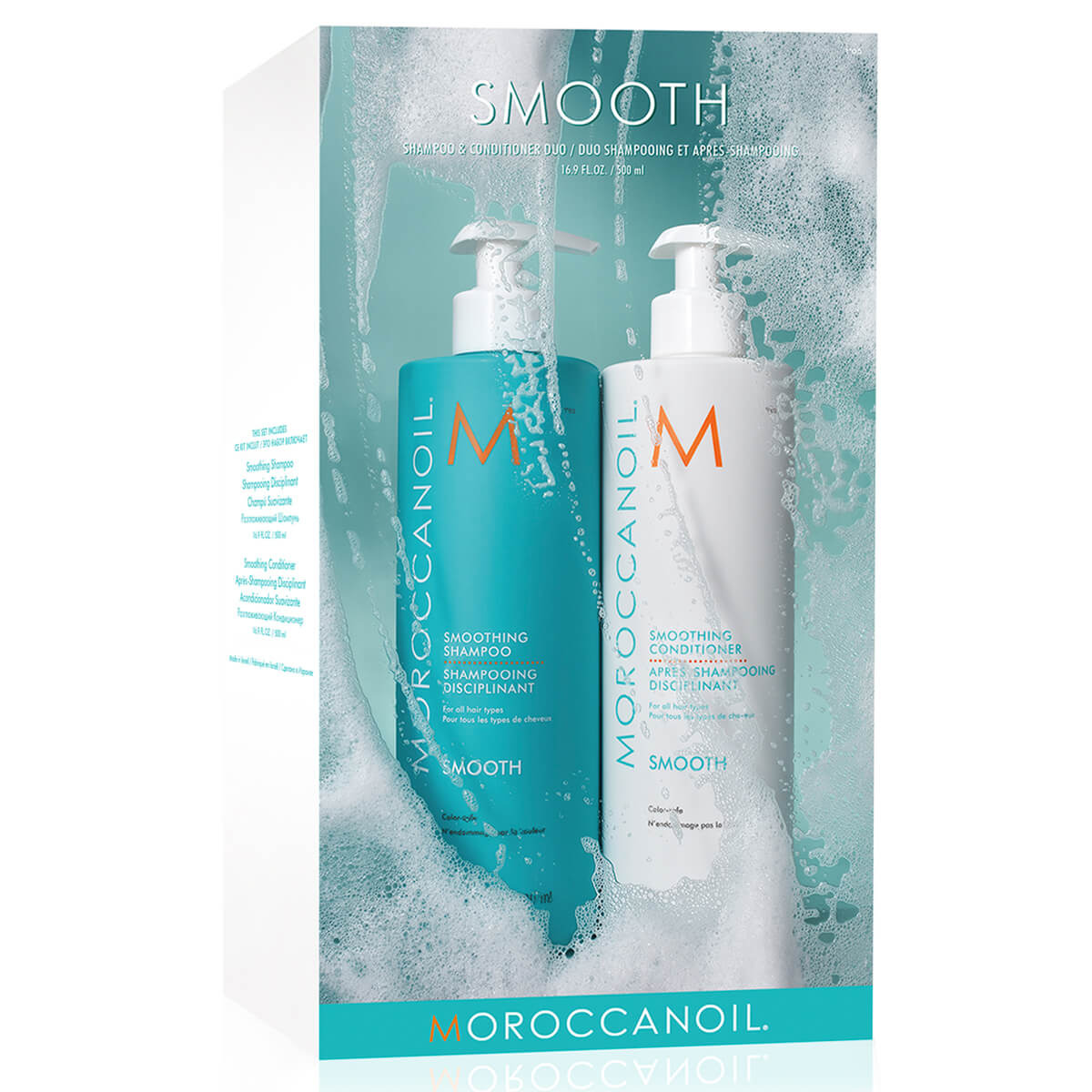 moroccanoil duo pack nawilżenie 500 ml szampon i odżywka