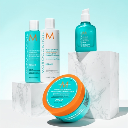 moroccanoil moisture repair odżywka do włosów zniszczonych zabiegami chemicznymi