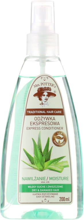 mrs potters odżywka do włosów w sprayu 200ml aloes