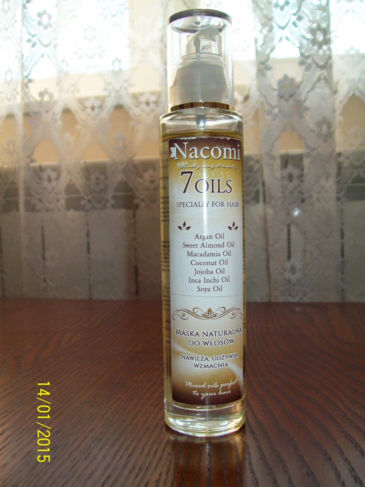 nacomi olejek do włosów 7 oils