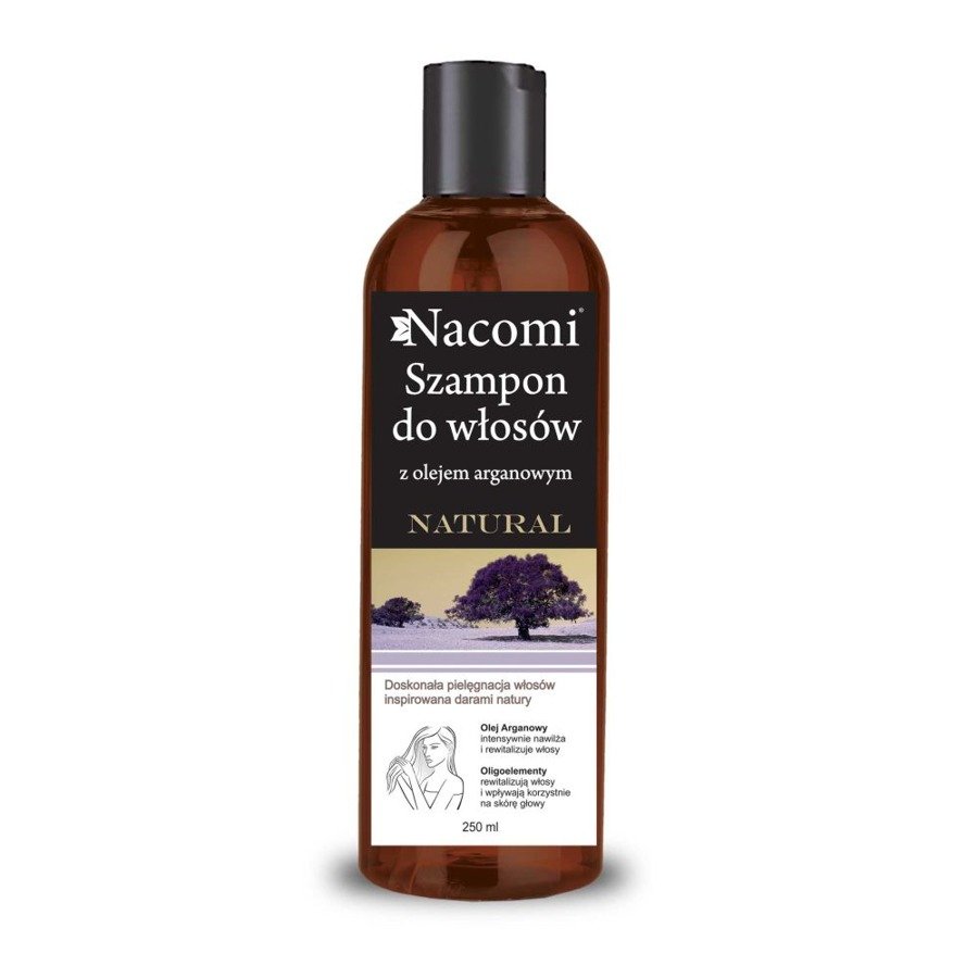 nacomi szampon wzmacniający z olejkiem arganowym