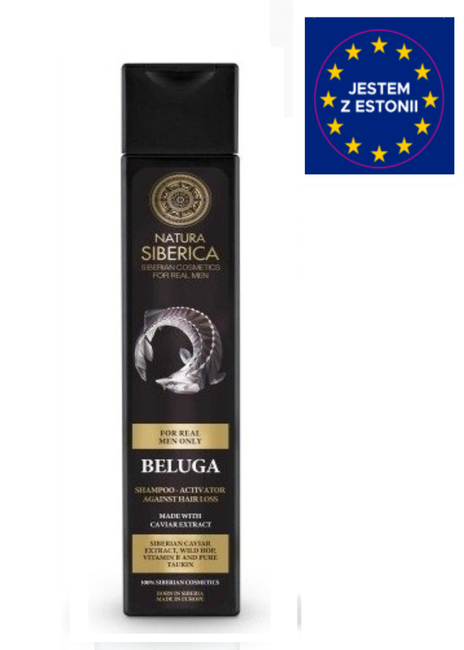 natura siberica men szampon stymulujący wzrost włosów kawior bieługi 250ml