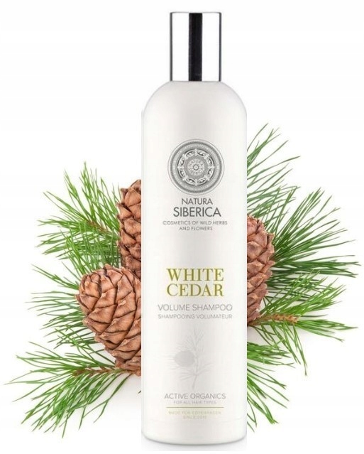 natura siberica szampon biały