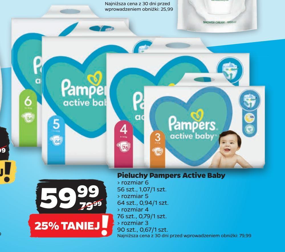 netto pieluchy pampers