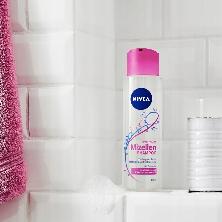 nivea 18 opinii wzmacniający szampon micelarny wzbogacony o lilię wodną