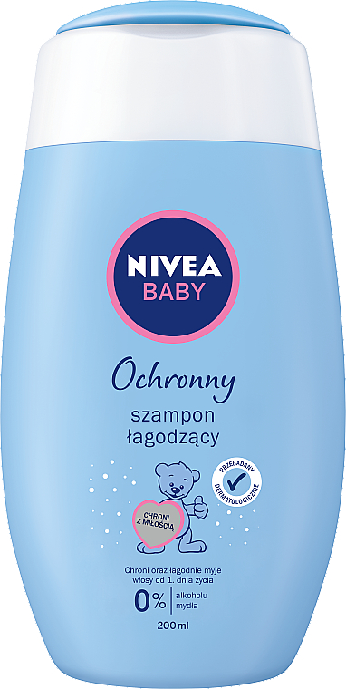 nivea baby delikatny łagodzący szampon do włosów 200 ml wizaz