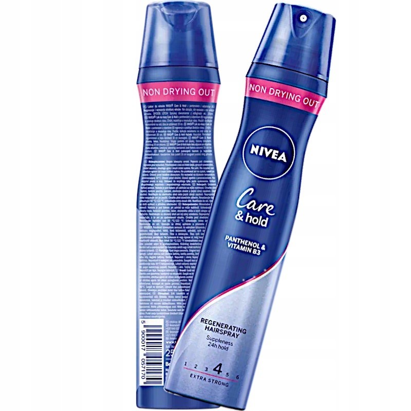 nivea care & hold lakier do włosów regenerujący