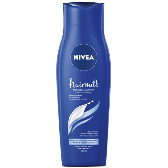 nivea hair milk szampon włosy normalne