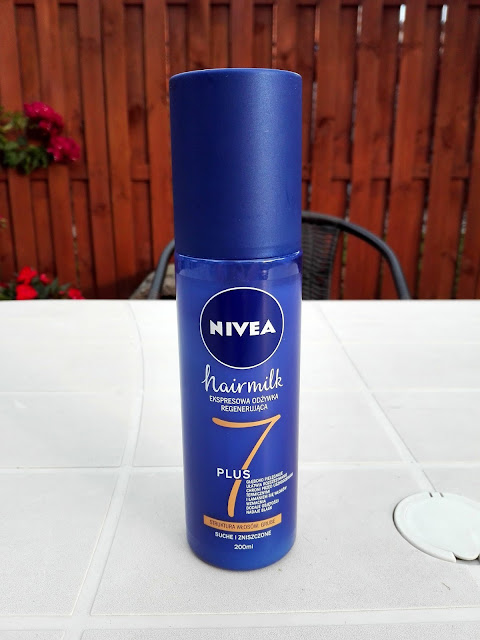 nivea hairmilk ekspresowa regenerująca odżywka do włosów o strukturze grubej