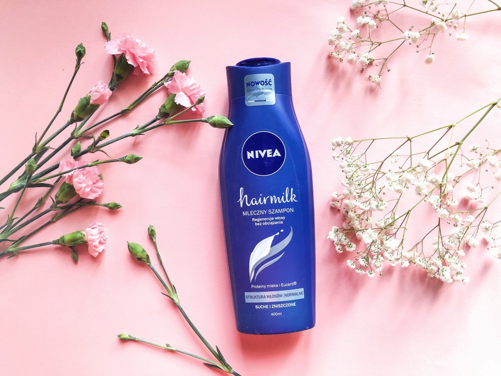 nivea hairmilk mleczny szampon do włosów o cienkiej strukturze opinie