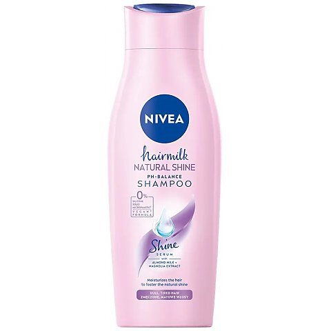 nivea hairmilk szampon pielęgnujący do włosów o strukturze grubej