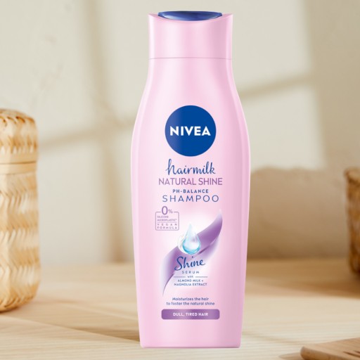 nivea hairmilk szampon z jedwabiem