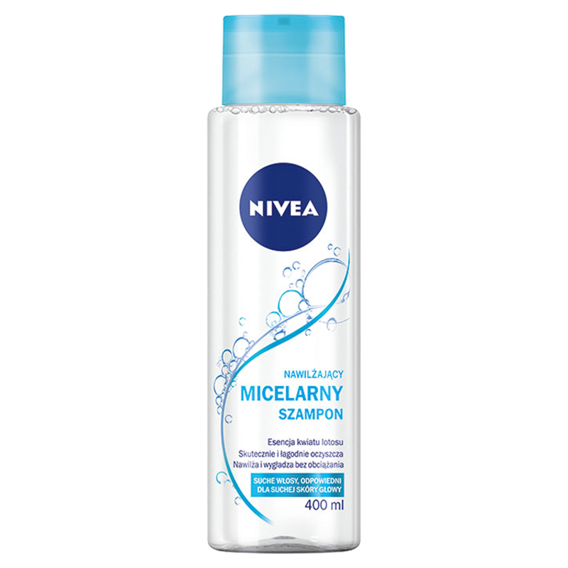 nivea micelarny szampon nawilżający do włosów 400ml