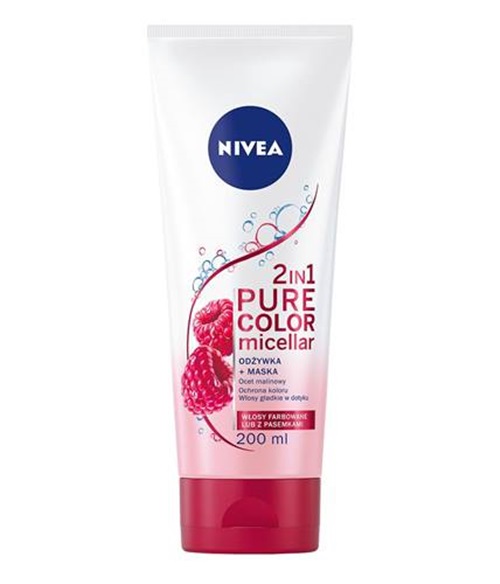 nivea odżywka maska do włosów pure color micellar