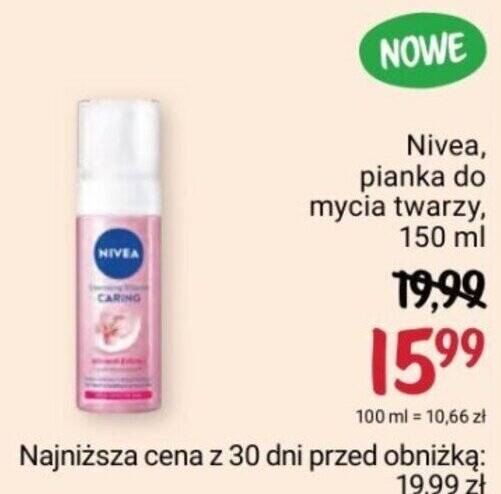 nivea pianka do mycia twarzy rossmann