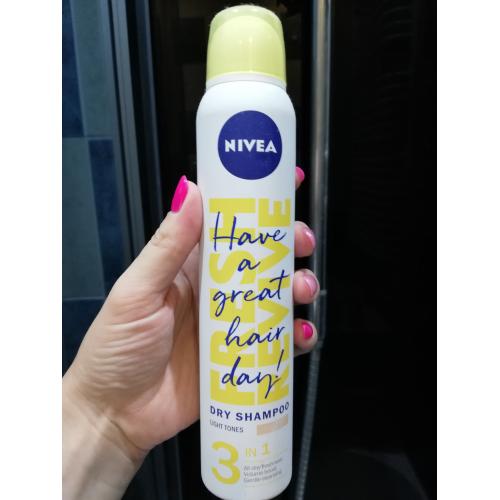 nivea suchy szampon dla brunetek wizaż