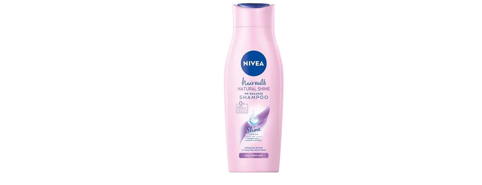 nivea szampon hairmilk natural shine