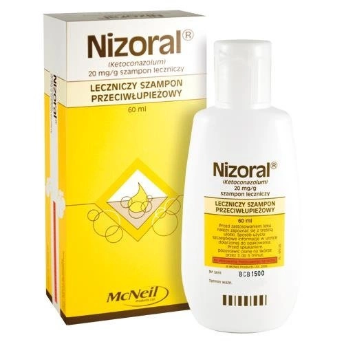 nizoral szampon leczniczy 20 mg g 60 ml