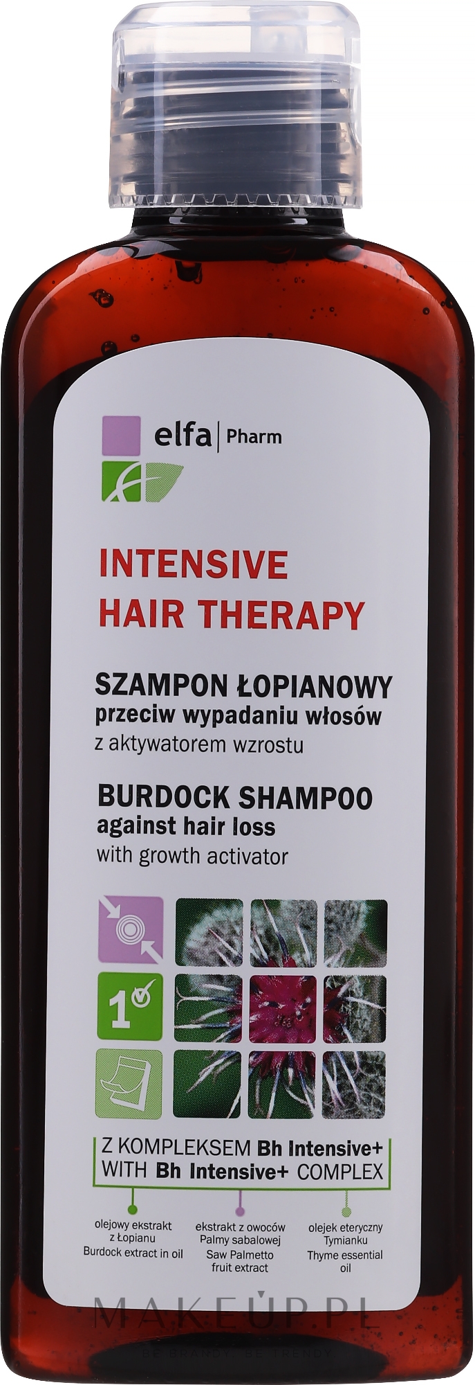 ntensive hair therapy szampon łopianowy