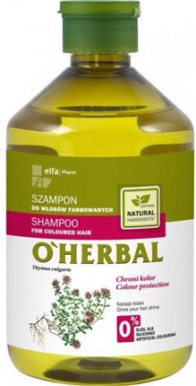 o herbal szampon do włosów farbowanych opinie