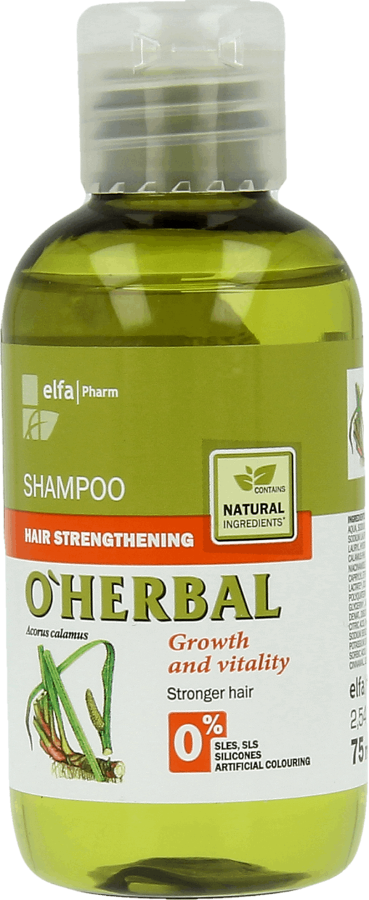 o herbal szampon wzmacniający włosy z ekstraktem z korzenia tataraku