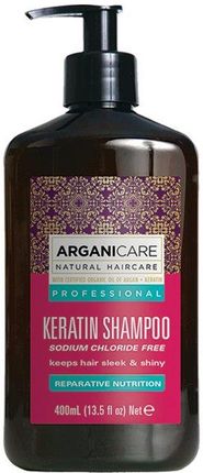 obserwuj arganicare keratin szampon z keratyną 400ml