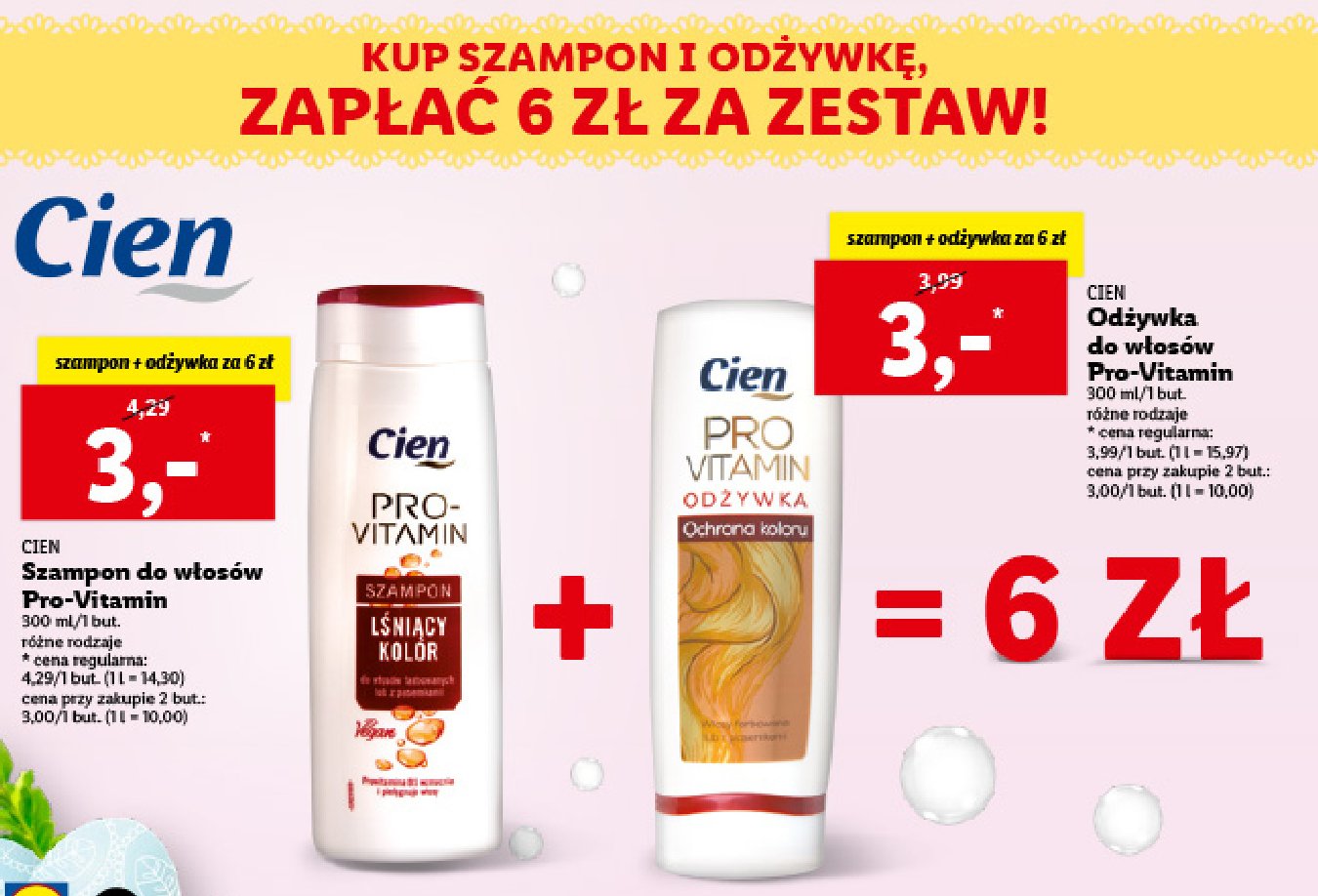 odżywka do włosów cien provitamin