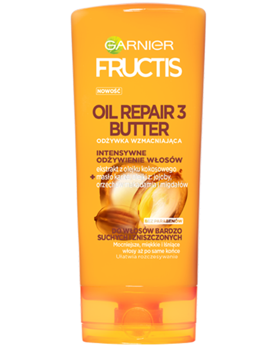 odżywka do włosów garnier fructis oil repair 3 butter