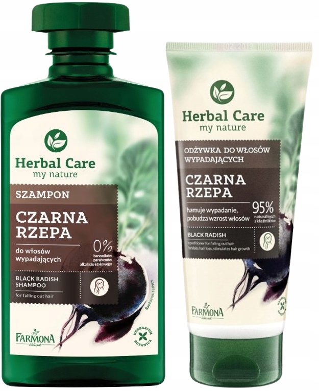 odżywka do włosów herbal care czarna rzepa