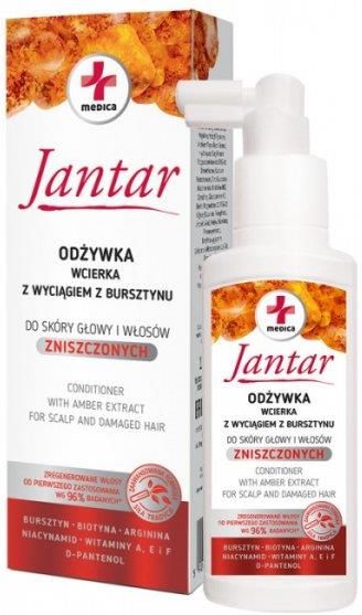 odżywka wcierka do włosów zniszczonych jantar medica