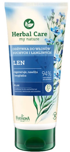 oherbal lniana odżywka do włosów