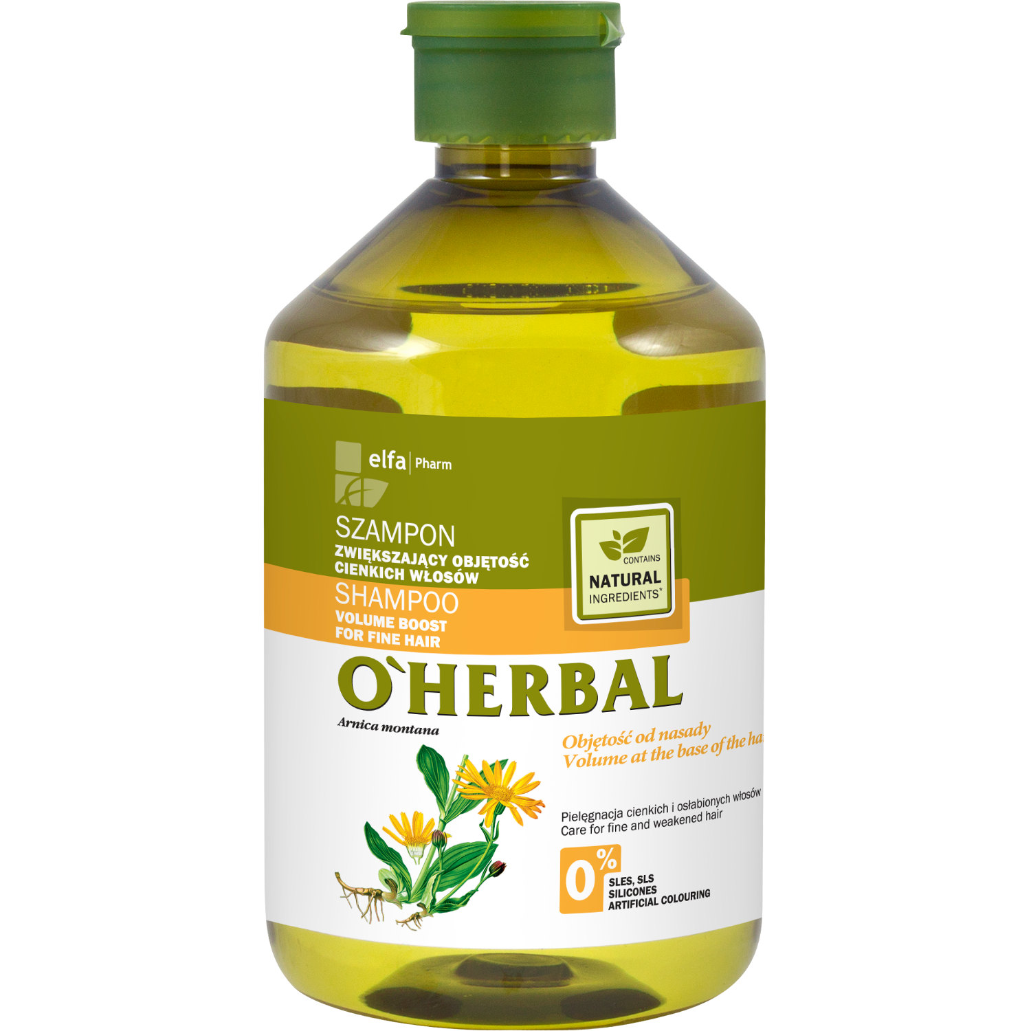 oherbal szampon do włosów osłabionych