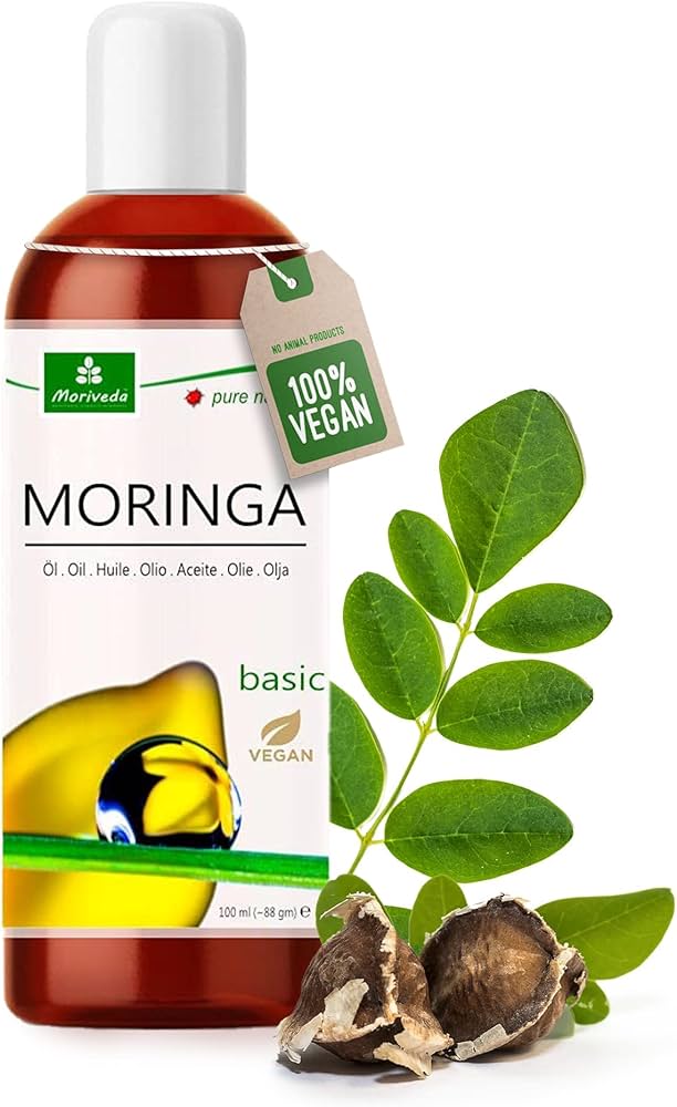 olejek do włosów z liści moringa