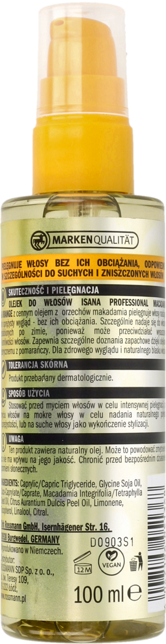 olejek makadamia do włosów rossmann