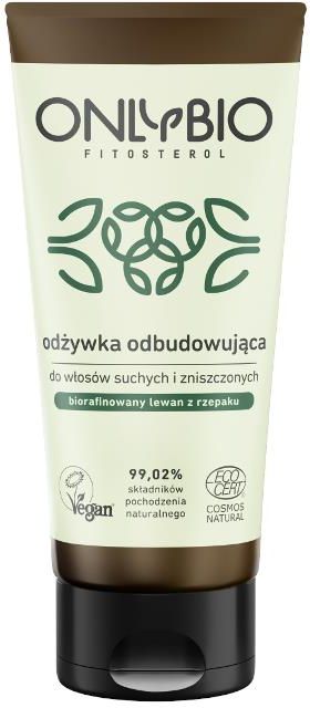 onlybio fitosterol odżywka odbudowująca do włosów suchych i zniszconych