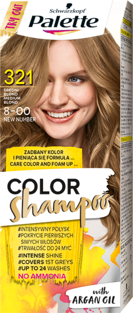 palette szampon koloryzujący blond