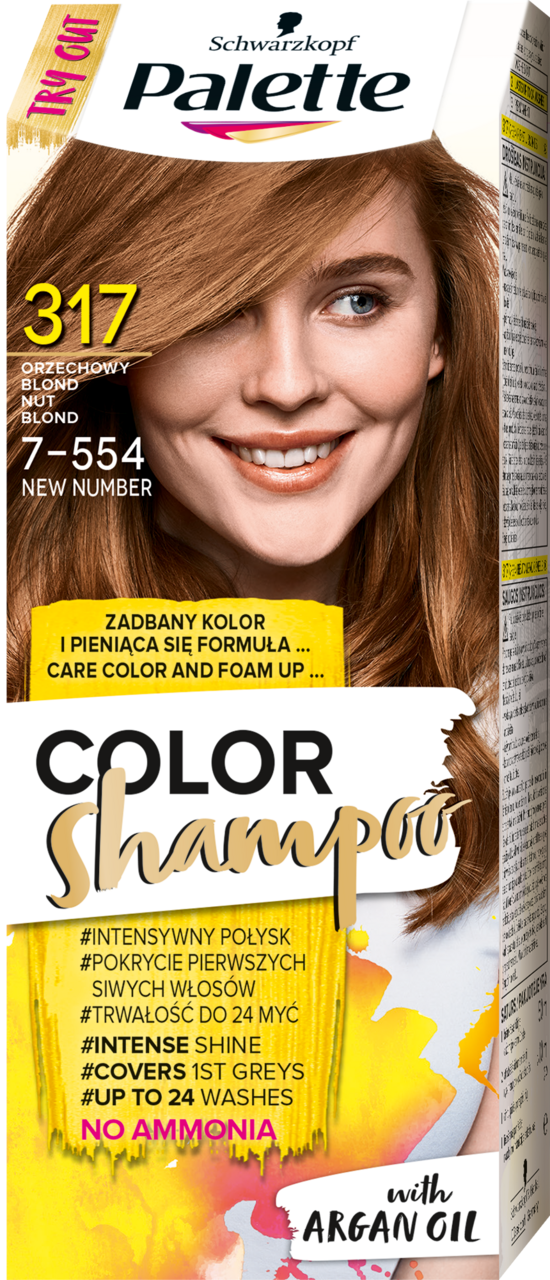 palette szampon koloryzujący miodowy blond