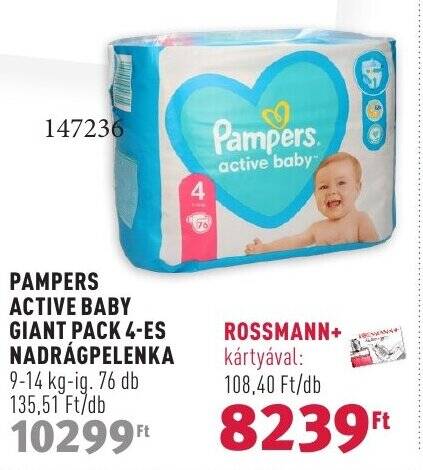 pamper active baby 4 rossmann