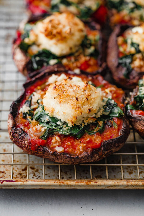 pampered chef stuffed portobello mushrooms