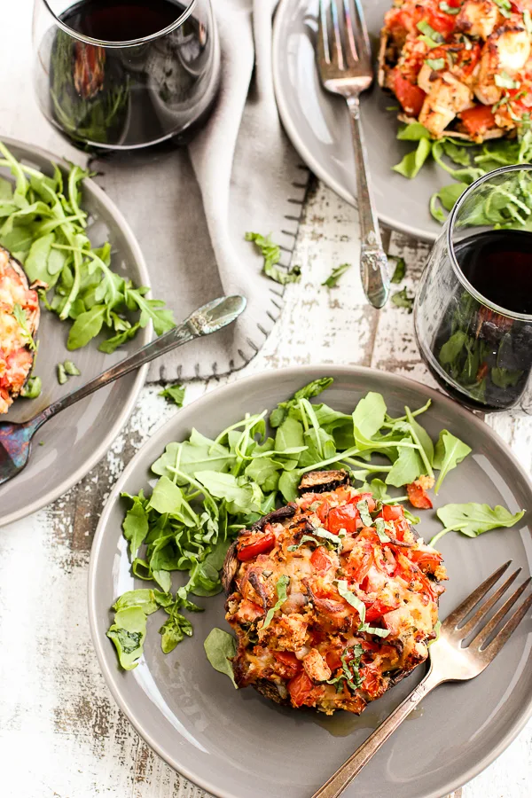 pampered chef stuffed portobello mushrooms