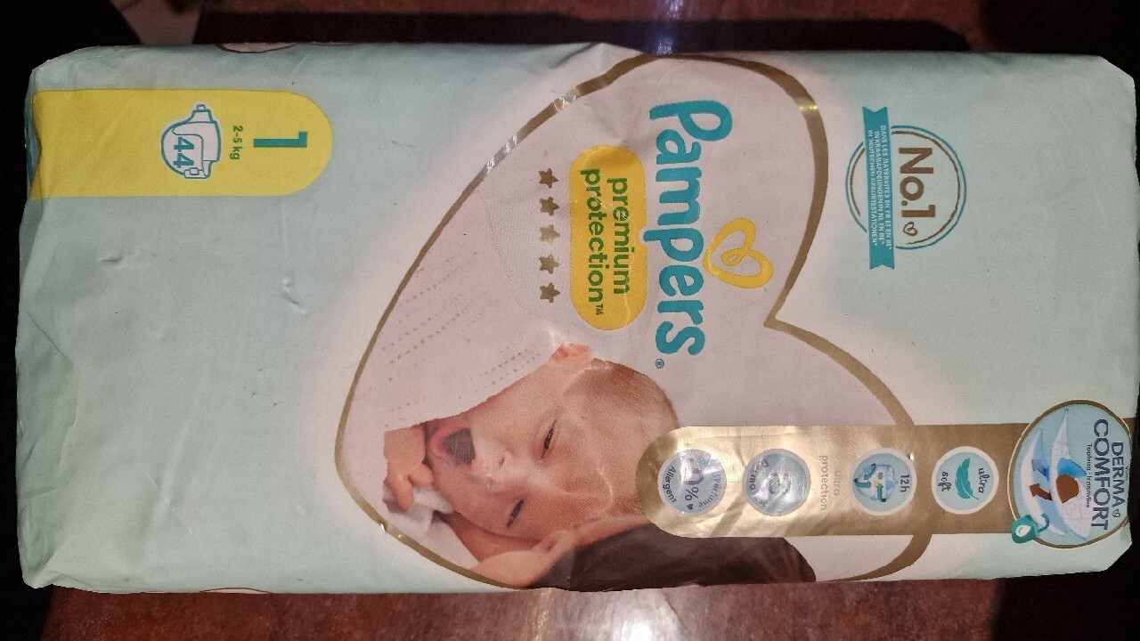 pampers 1 44 sztuki