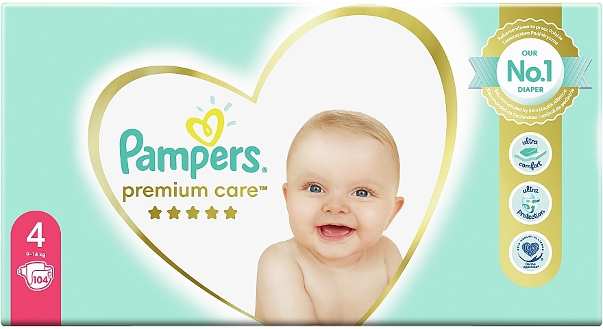 pampers 104 sztuki