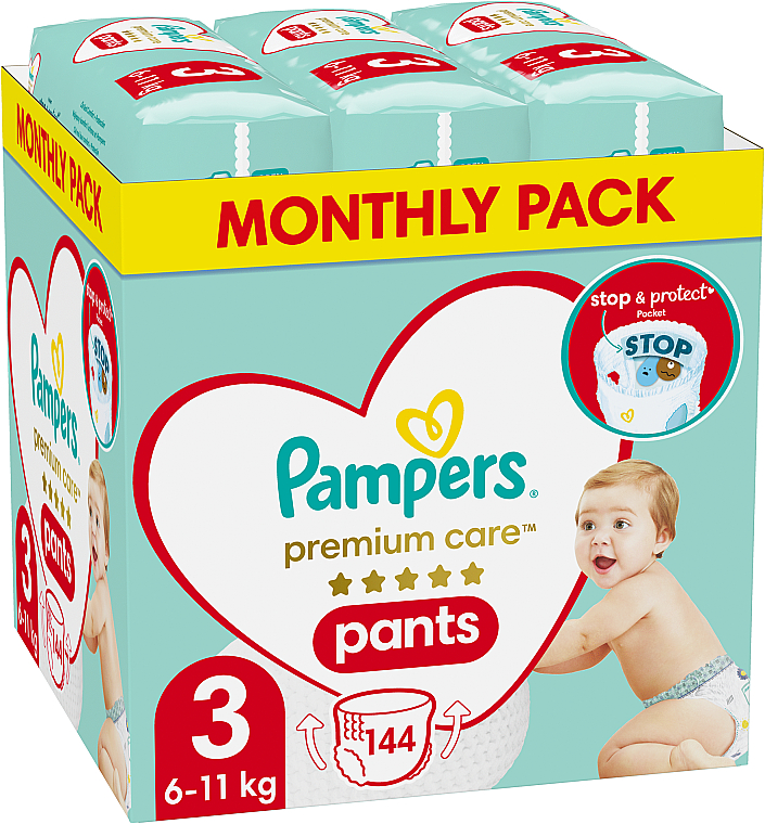 pampers 144szt