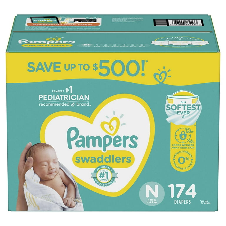 pampers 170 sztuk new borm