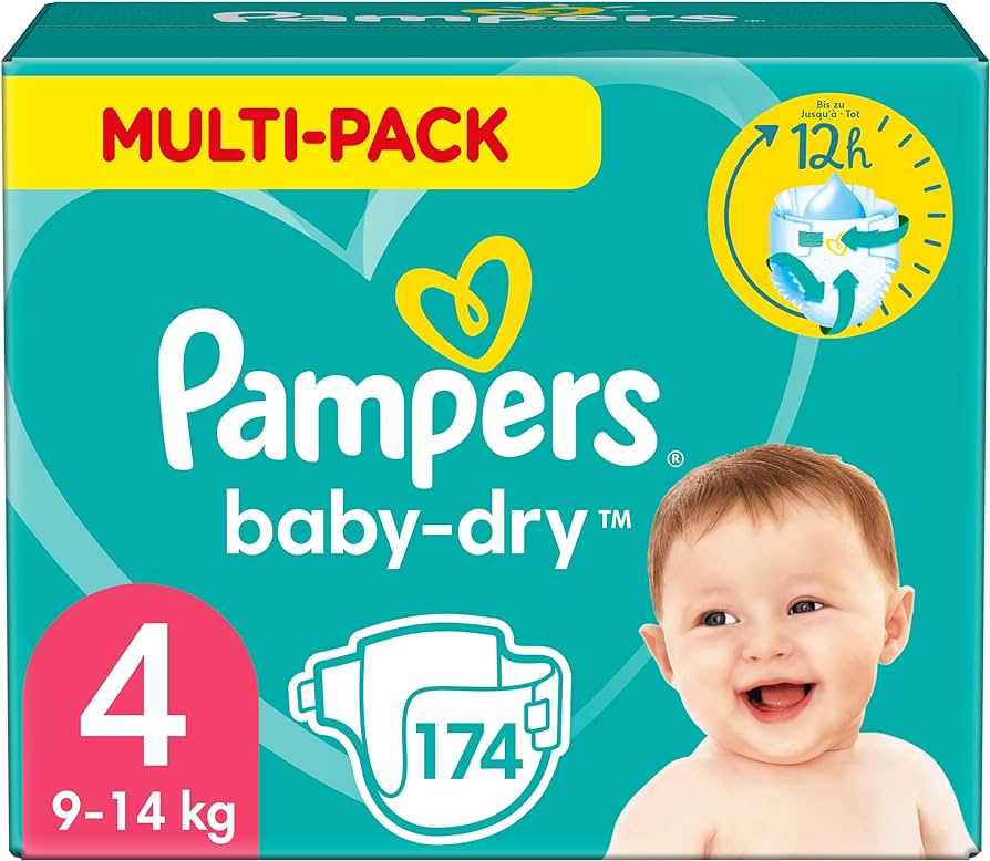 pampers 174 pieces