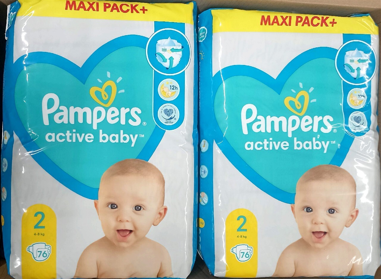 pampers 2 76 sztuk