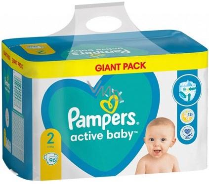 pampers 2 giant pack cena